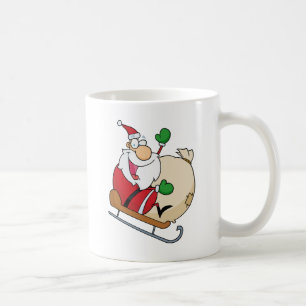 Der Weihnachtsmann in Sleigh Kaffeetasse