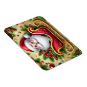 Der Weihnachtsmann in Sleigh Magnet (Rechte Seite)