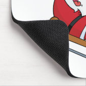 Der Weihnachtsmann in Sleigh Mousepad (Ecke)
