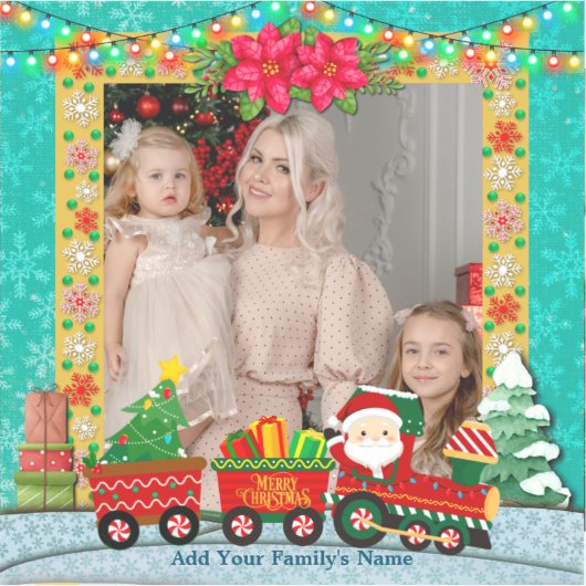 Der Weihnachtsmann in Zürich, Weihnachten und Feie Aufkleber (Vorderseite)