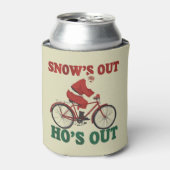 Der Weihnachtsmann ist draußen Dosenkühler (Kanne Vorderseite)