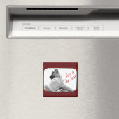 Der Weihnachtsmann ist für dich Magnet (In Situ (Geschirrspüler))