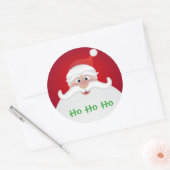 Der Weihnachtsmann ist glänzend, groß, 3 Zoll (Bla Runder Aufkleber (Umschlag)