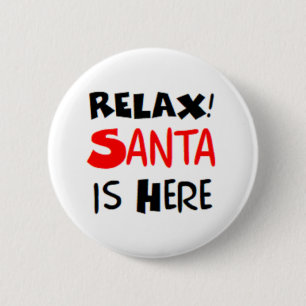 der Weihnachtsmann ist hier Button