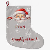 Der Weihnachtsmann ist hier Individuelle Name und Großer Weihnachtsstrumpf (Vorderseite)