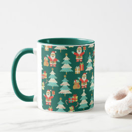 Der Weihnachtsmann ist hier Weihnachtsfeier Tasse