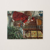 Der Weihnachtsmann ist im Puzzle (Horizontal)