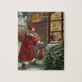 Der Weihnachtsmann ist im Puzzle (Vertikal)