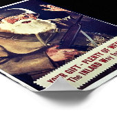 Der Weihnachtsmann ist in den Krieg gegangen Poster (Ecke)