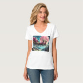 Der Weihnachtsmann ist in Rosa erledigt! T-Shirt (Vorderseite Vollansicht)