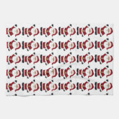 Der Weihnachtsmann ist unterwegs Geschirrtuch (Horizontal)