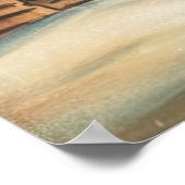 Der Weihnachtsmann ist unterwegs! Poster (Ecke)