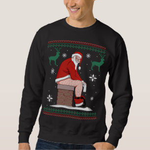 Der Weihnachtsmann Kackte den Kamin nieder, der ve Sweatshirt