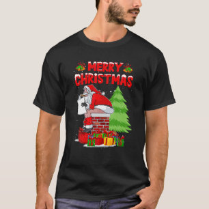 Der Weihnachtsmann Kackte den Kamin nieder Weihnac T-Shirt