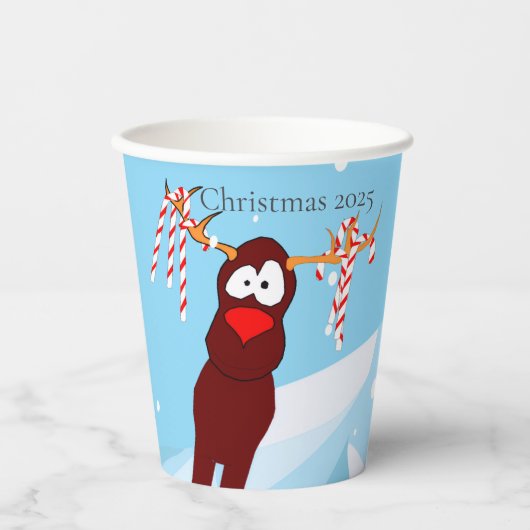 Der Weihnachtsmann kann Weihnachten Party nicht Sk Pappbecher (Vorderseite)