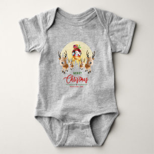 Der Weihnachtsmann kommt   Baby Strampler