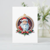 Der Weihnachtsmann kommt in die Stadt! Einladung (Stehend Vorderseite)