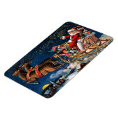 Der Weihnachtsmann kommt in die Stadt Magnet (Linke Seite)