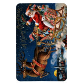 Der Weihnachtsmann kommt in die Stadt Magnet (Vertikal)