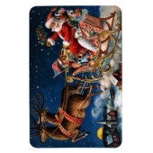 Der Weihnachtsmann kommt in die Stadt Magnet (Vertikal)