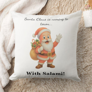 Der Weihnachtsmann kommt in die Stadt... mit Salam Kissen