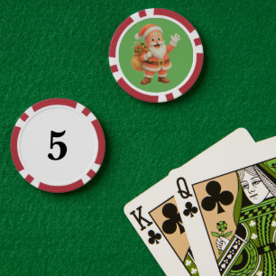 Der Weihnachtsmann kommt in die Stadt.. Mit Salami Pokerchips