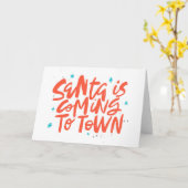 Der Weihnachtsmann kommt in die Stadtplanung Karte (Gelbe Blume)