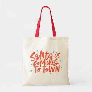 Der Weihnachtsmann kommt in die Stadtplanung Tragetasche