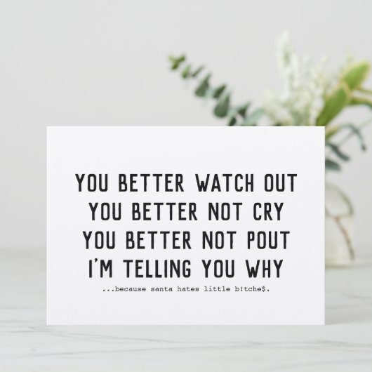 Der Weihnachtsmann kommt in Kraft Weihnachten (Stehend Vorderseite)