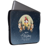 Der Weihnachtsmann kommt | Laptop-Siebtasche 15" Laptopschutzhülle (Vorne Rechts)