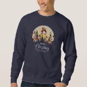 Der Weihnachtsmann kommt | Männerpullover Sweatshirt (Vorderseite)