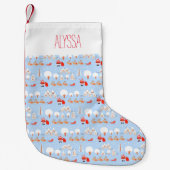 Der Weihnachtsmann kommt mit dem Namen Rentier Kleiner Weihnachtsstrumpf (Vorderseite)