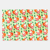 Der Weihnachtsmann kommt mit einer riesigen Tasche Geschenkpapier Set (Vorderseite 2)