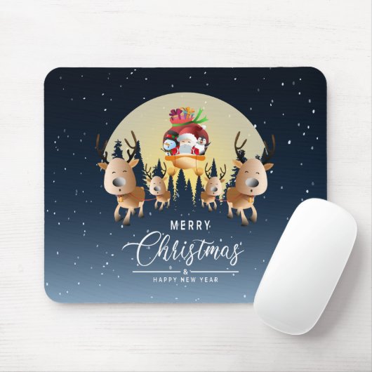 Der Weihnachtsmann kommt | Mousepad (Mit Mouse)