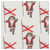 Der Weihnachtsmann kommt nach Alabama Stoff (Nahaufnahme)