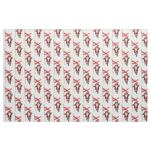 Der Weihnachtsmann kommt nach Alabama Stoff (Fat Quarter (45,7 x 55,9 cm))