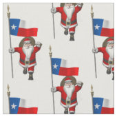 Der Weihnachtsmann kommt nach Texas Stoff (Nahaufnahme)