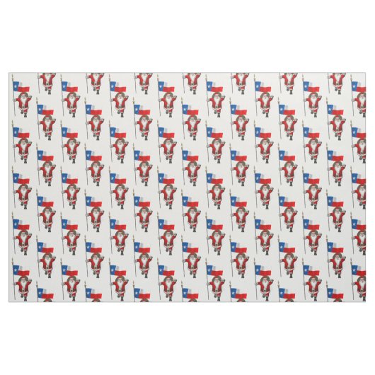 Der Weihnachtsmann kommt nach Texas Stoff (Fat Quarter (45,7 x 55,9 cm))