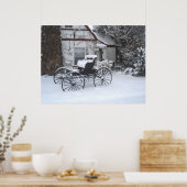 Der Weihnachtsmann kommt! Poster (Küche)