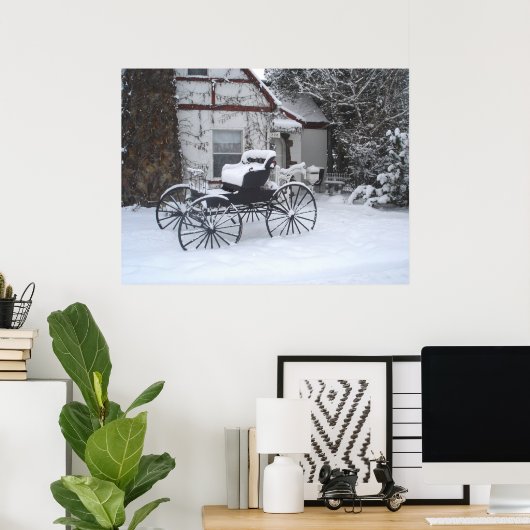 Der Weihnachtsmann kommt! Poster (Heimbüro)