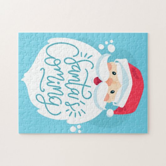 Der Weihnachtsmann kommt Puzzle (Horizontal)