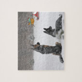 Der Weihnachtsmann kommt Puzzle (Vertikal)