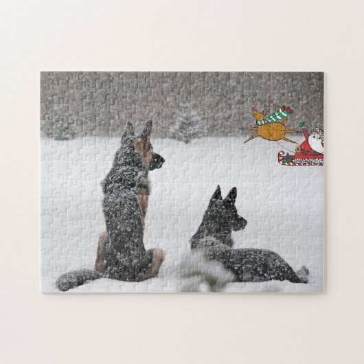 Der Weihnachtsmann kommt Puzzle (Horizontal)