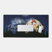 Der Weihnachtsmann kommt | Schreibtischunterlage (Tastatur & Maus)