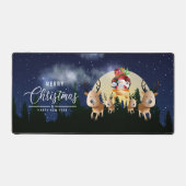 Der Weihnachtsmann kommt | Schreibtischunterlage (Vorderseite)