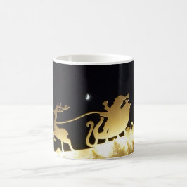 Der Weihnachtsmann kommt... (Tasse) Kaffeetasse