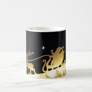 Der Weihnachtsmann kommt... (Tasse) Kaffeetasse