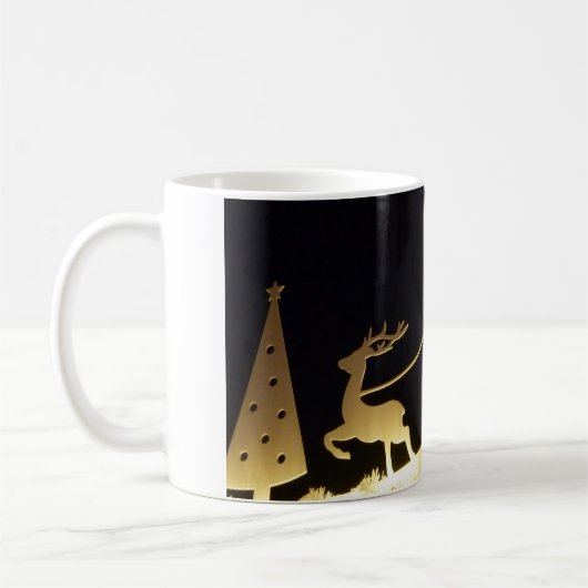 Der Weihnachtsmann kommt... (Tasse) Kaffeetasse (Links)