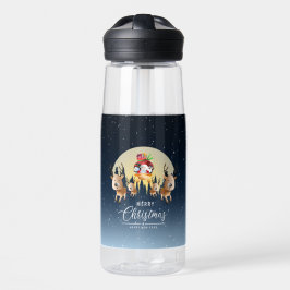 Der Weihnachtsmann kommt | Wasserflasche Trinkflasche