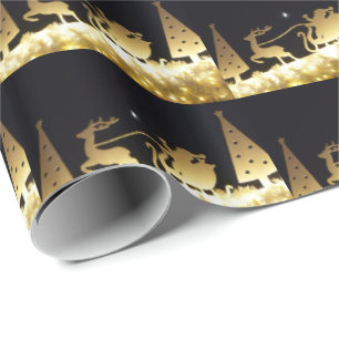 Der Weihnachtsmann kommt... (Weihnachtsbuch) Geschenkpapier